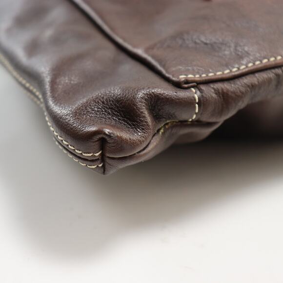 Cuoieria Fiorentina Designer Handbag/Purse Handcrafted Italy (Dark Brown) - Picture 4 of 11